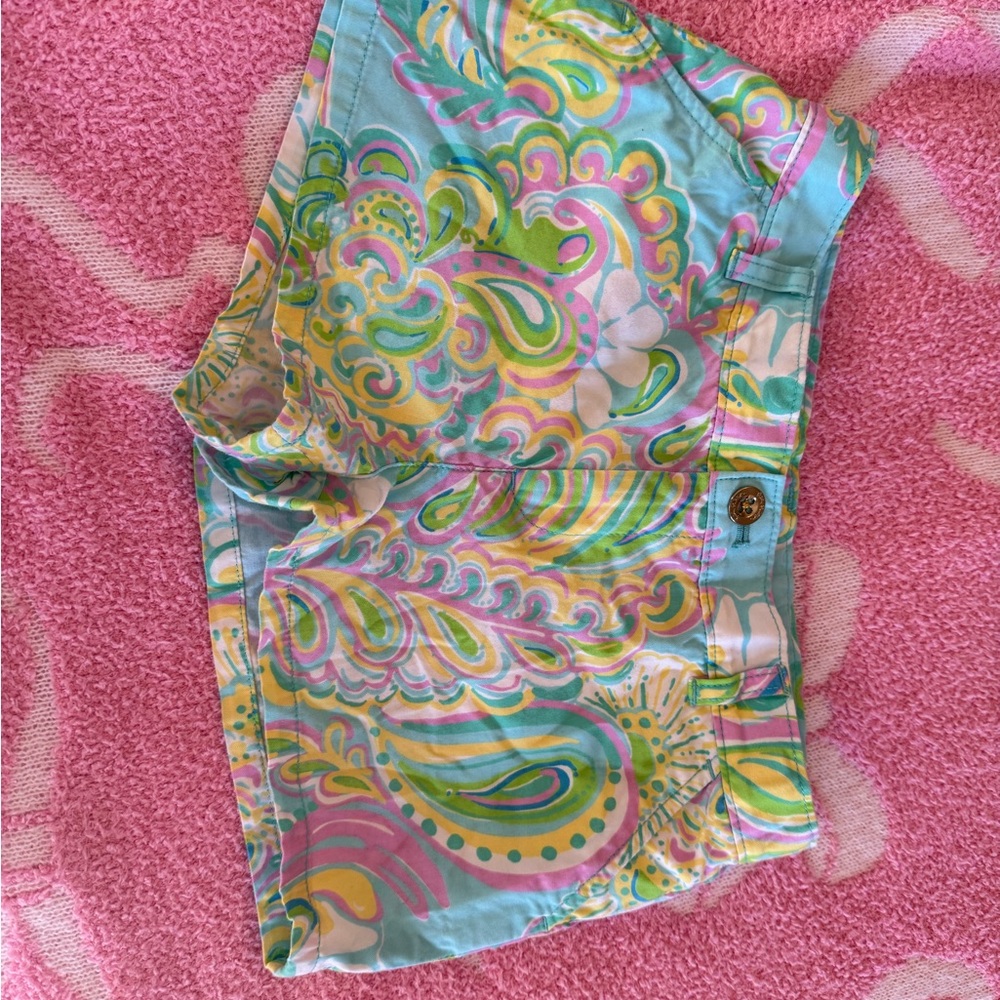 Lilly Pulitzer Colorful Paisley Shorts